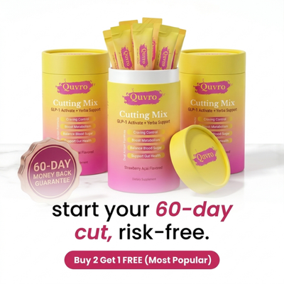 Quvro™ Cutting Mix | Strawberry Acai Craving Control Drink