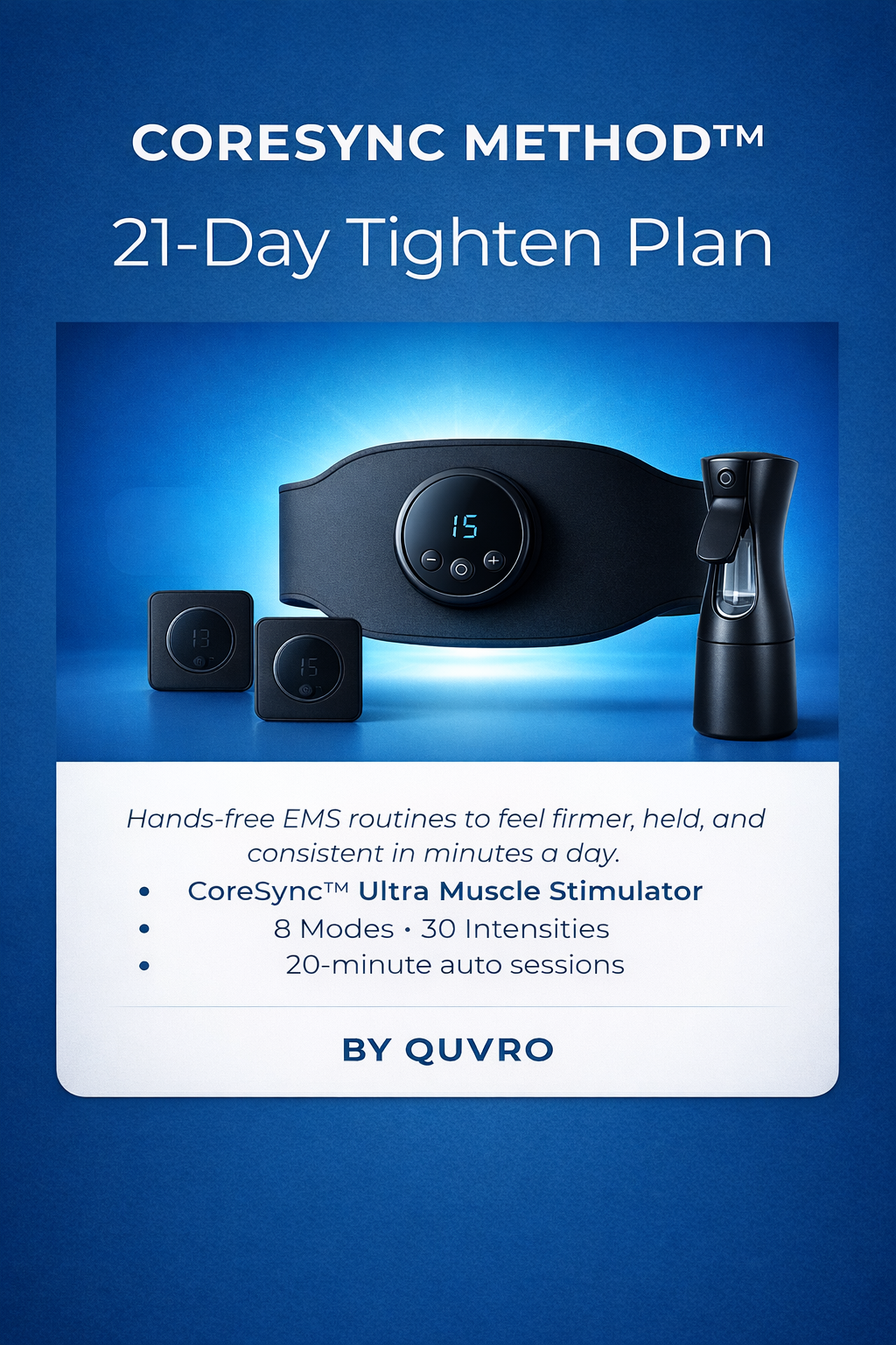 CoreSync Method™ 21-Day Tighten Plan